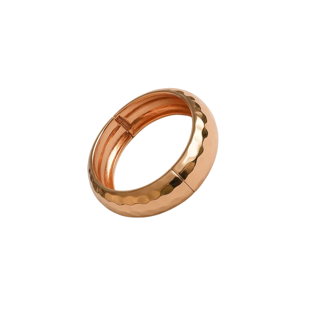 Accesorios brazaletes modernos para mujer color oro rosa