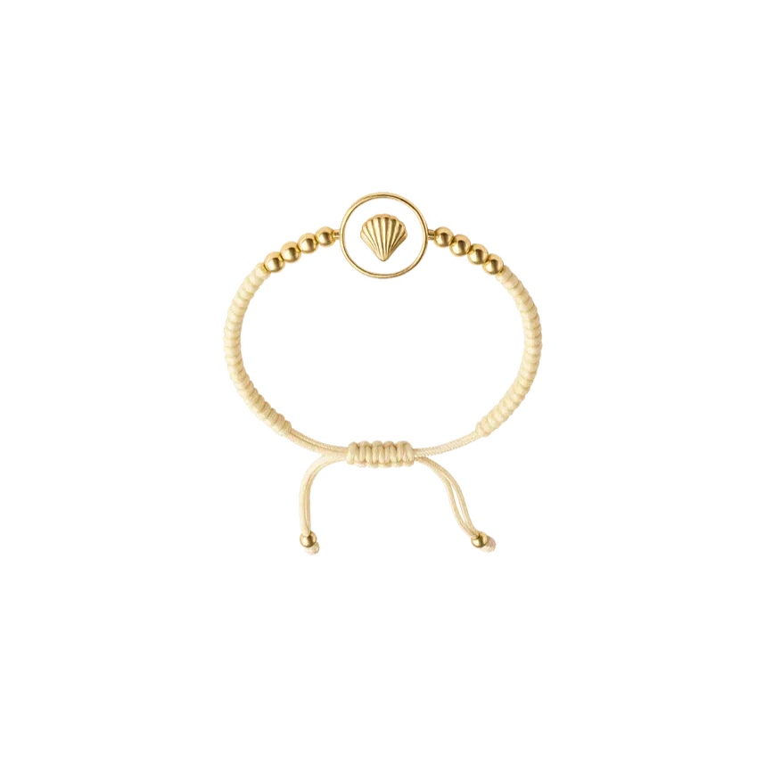 Accesorio pulsera tejida almeja accesorios mujer