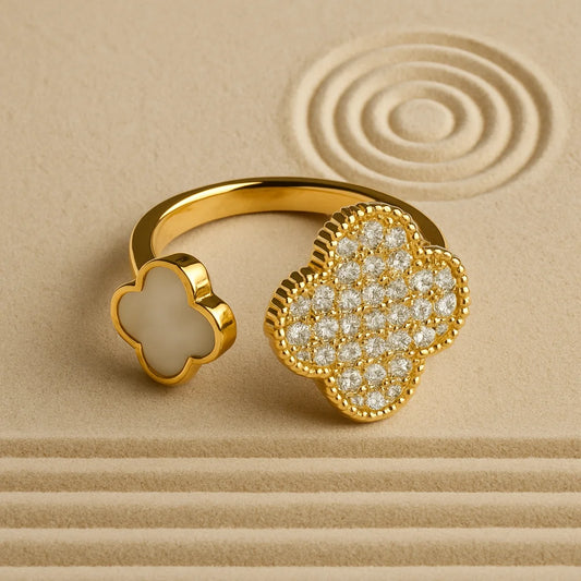 Anillo Doble Trebol