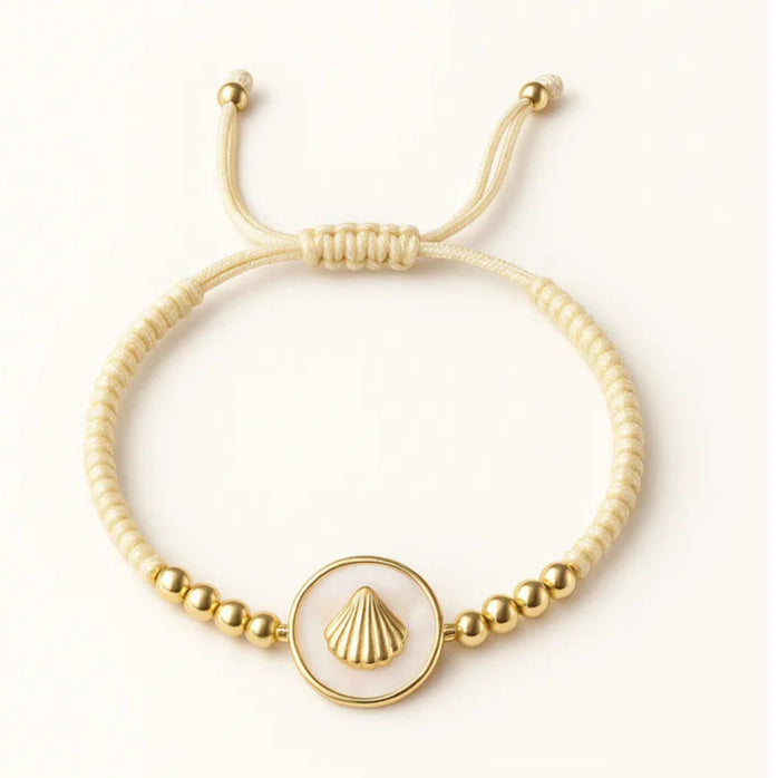Pulsera Almeja Tejida