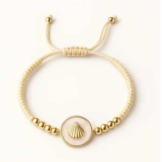Pulsera Almeja Tejida
