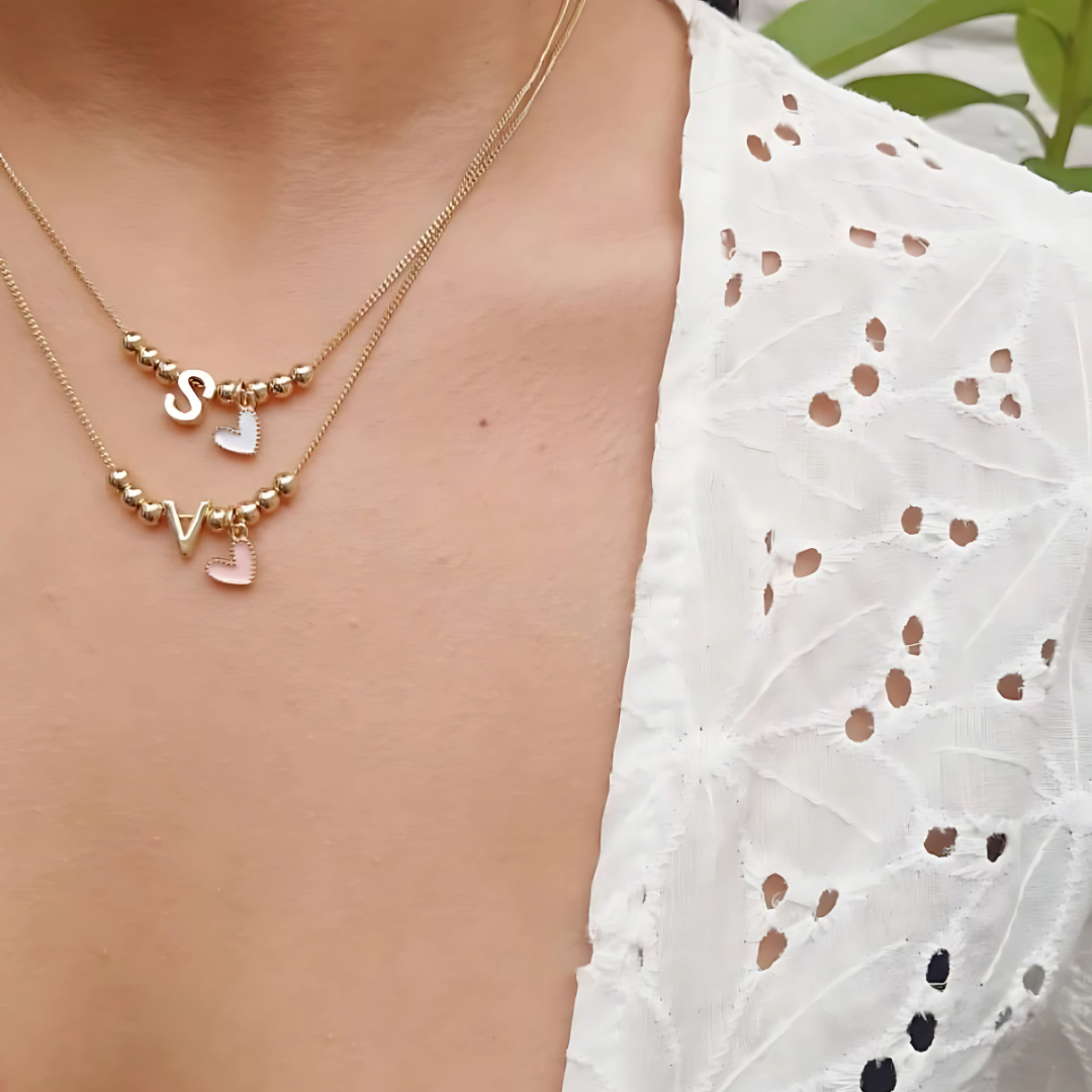 Cadena Letra y Corazón