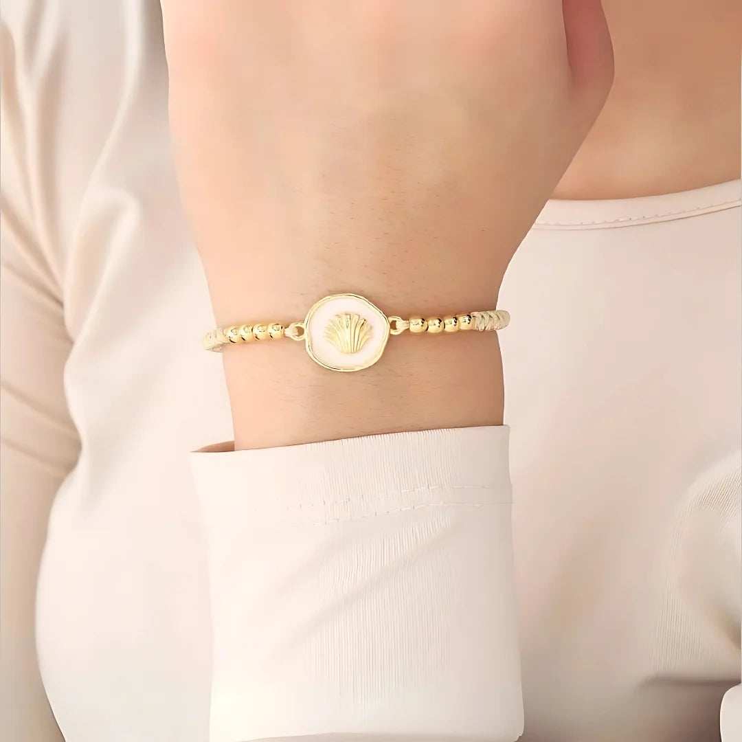 Pulsera Almeja Tejida
