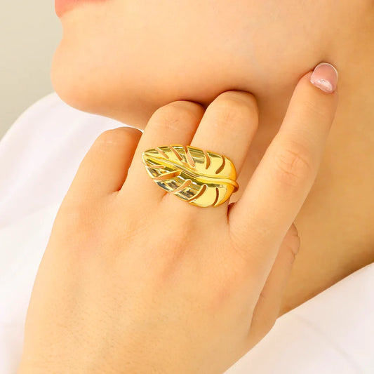 Anillo Hoja